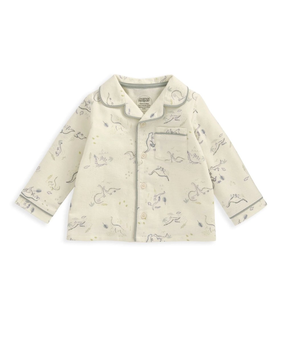 Dino Woven Pyjamas | Sleepsuit | Mamas & Papas for Mamas & Papas LB - 6hr