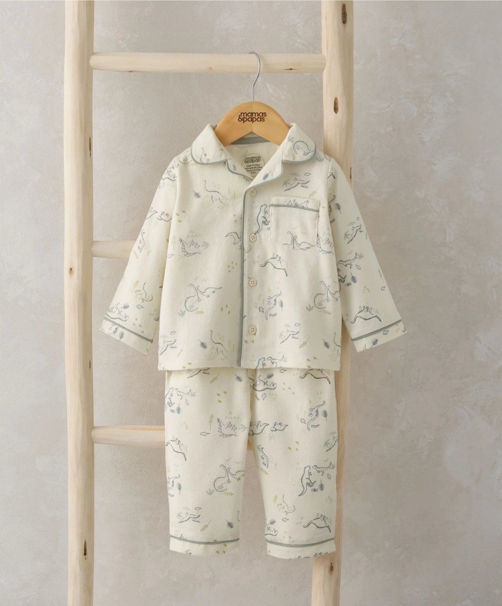 Dino Woven Pyjamas | Sleepsuit | Mamas & Papas for Mamas & Papas LB - 6hr