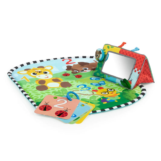 Discovery Garden Tummy Time Mat & Mirror | Tummy Time | Baby Einstein for Mamas & Papas LB - Activity & Sensory Toys