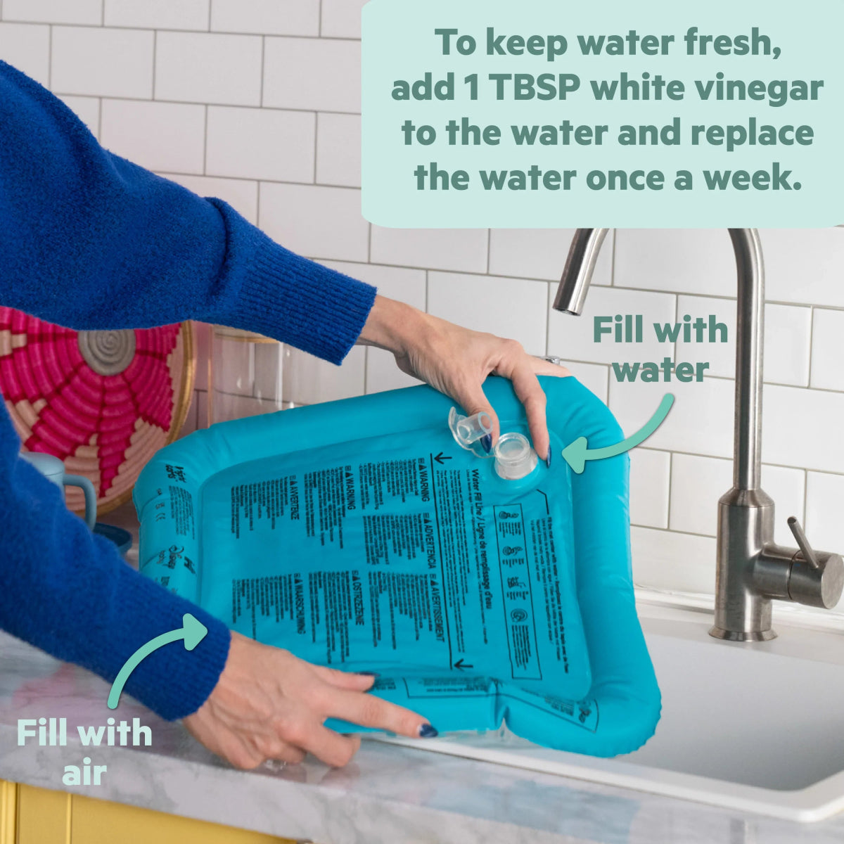 Disney Baby Stitch Water Mat Making Waves Baby Play Mat | Water Mat | Bright Starts for Mamas & Papas LB - 6hr