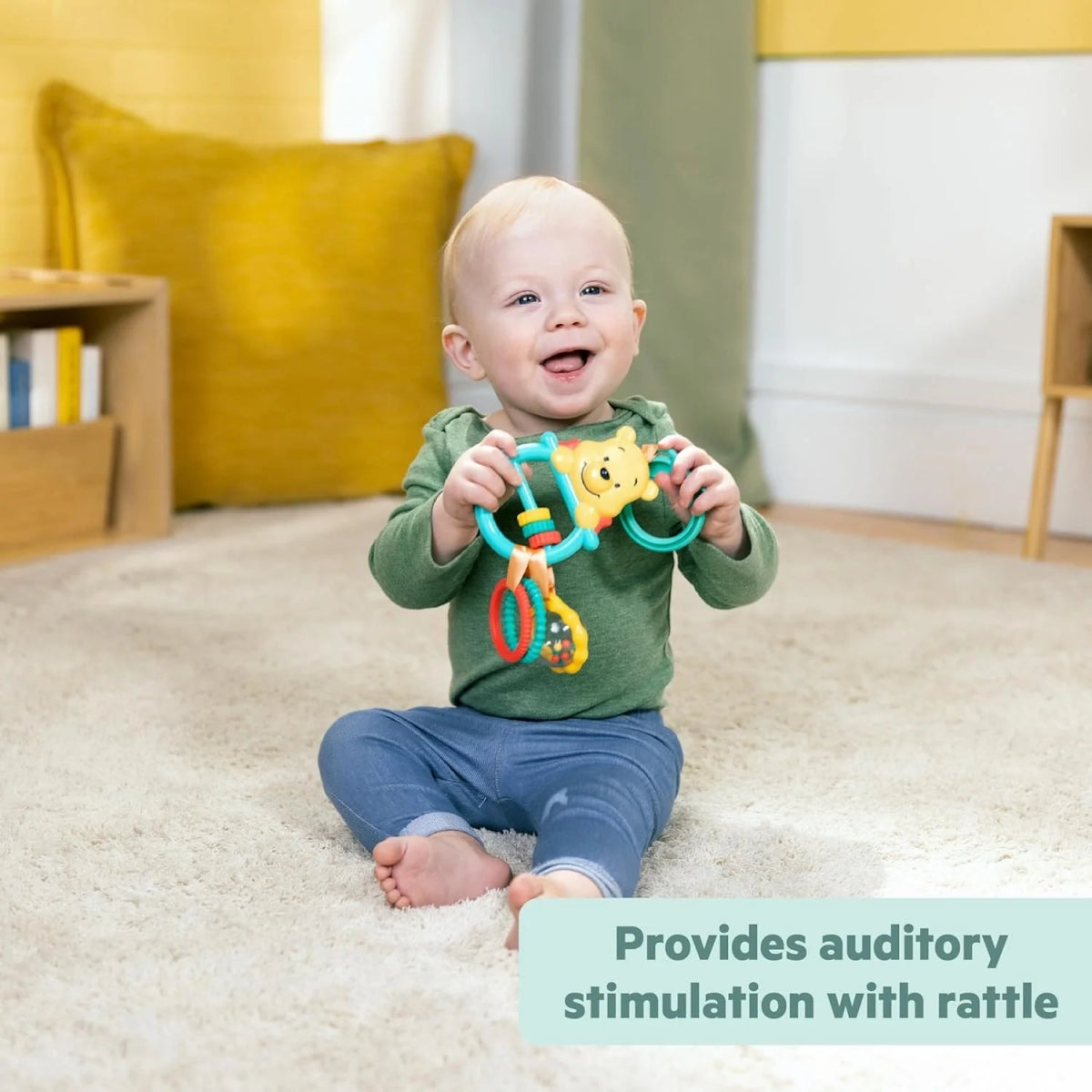 Disney Winnie the Pooh Activity Toy, Unisex Baby Stroller Toy | Activity Toy | Bright Starts for Mamas & Papas LB - 6hr