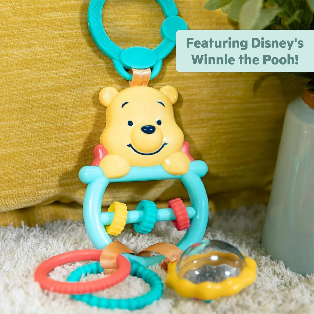 Disney Winnie the Pooh Activity Toy, Unisex Baby Stroller Toy | Activity Toy | Bright Starts for Mamas & Papas LB - 6hr