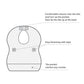 Disposable Bibs Pack of 10 | Bib | Babyono for Mamas & Papas LB - 6hr