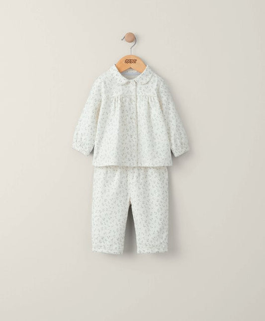 Ditsy Floral Woven Pyjamas | Sleepsuit | Mamas & Papas for Mamas & Papas LB - 6hr