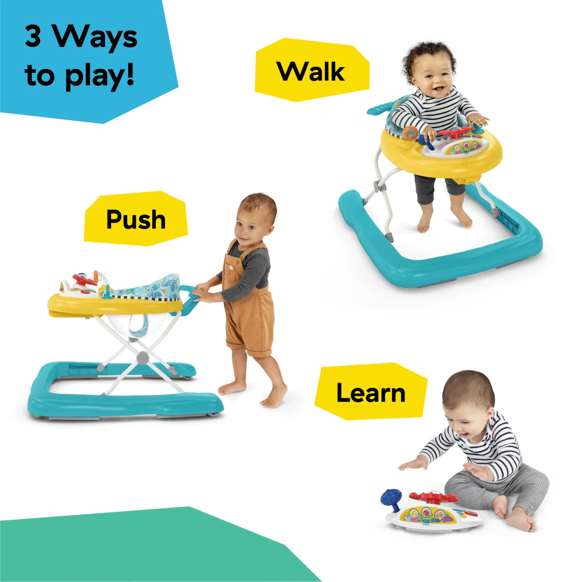 Dive & Discover 3 - in - 1 Submarine Walker | Walker | Baby Einstein for Mamas & Papas LB - Activity & Sensory Toys