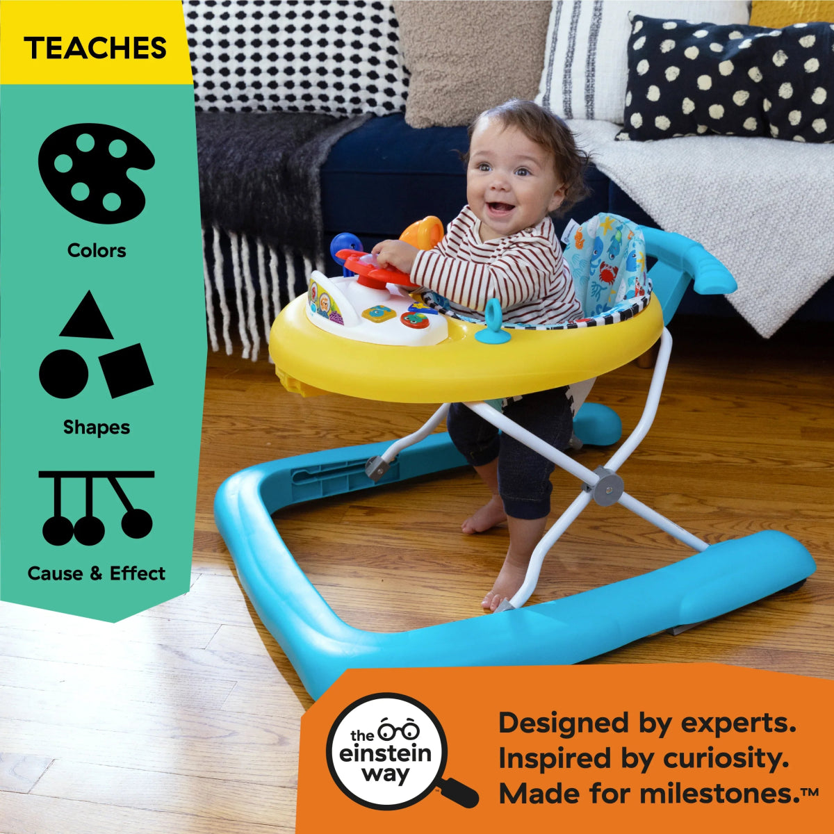 Dive & Discover 3 - in - 1 Submarine Walker | Walker | Baby Einstein for Mamas & Papas LB - Activity & Sensory Toys