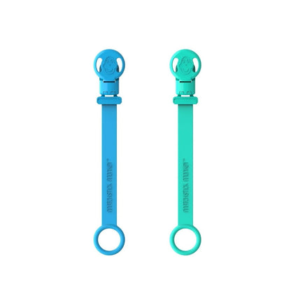 Double Soother Clip | Pacifier Clip | Matchstick Monkey for Mamas & Papas LB - colorneed