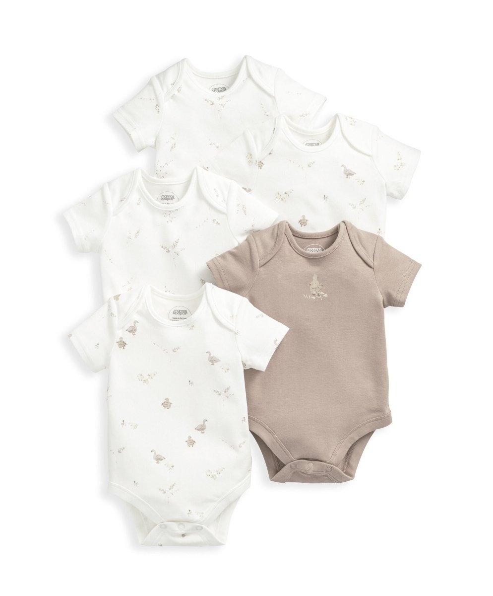 Down By The Lake Bodysuits (5 Pack) | Bodysuit | Mamas & Papas for Mamas & Papas LB - 6hr