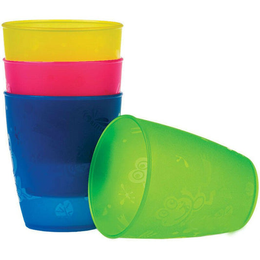 Drinking Tumbler Set 240ml Pack of 4 | Drinkware Set | Nuby for Mamas & Papas LB - 6hr