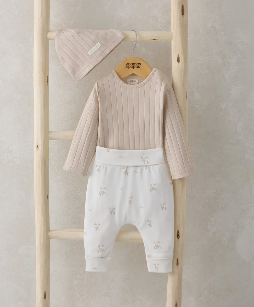 Duckling Bodysuit, Leggings & Hat Outfit Set | Set | Mamas & Papas for Mamas & Papas LB - 6hr