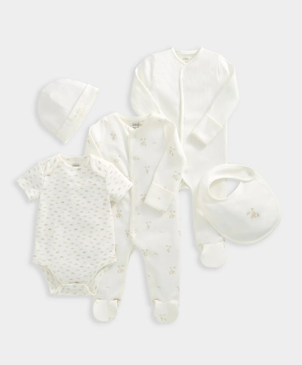Duckling Outfit Set (Set of 5) | Set | Mamas & Papas for Mamas & Papas LB - 6hr