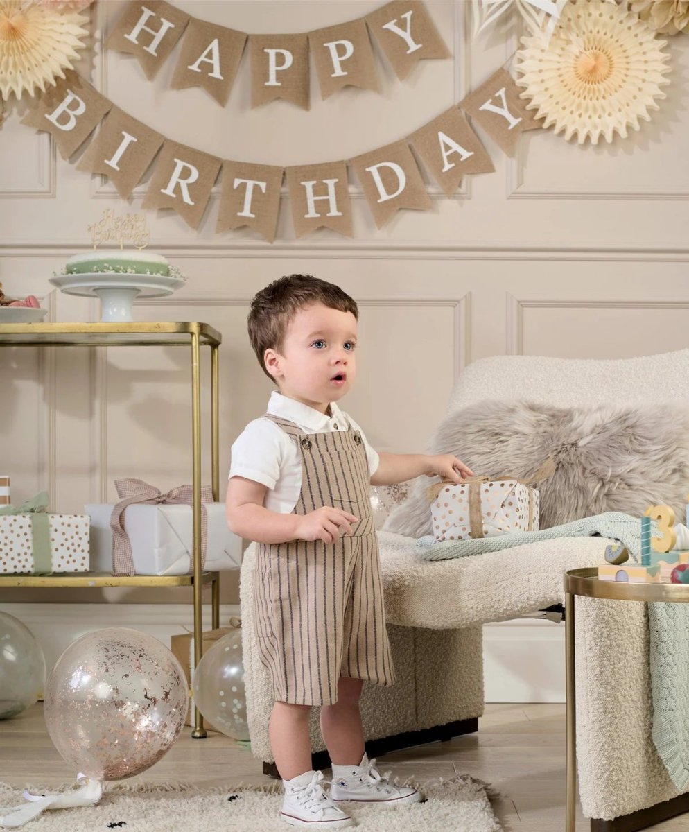 Dungaree & T-Shirt Outfit Set | Set | Mamas & Papas for Mamas & Papas LB - 6hr