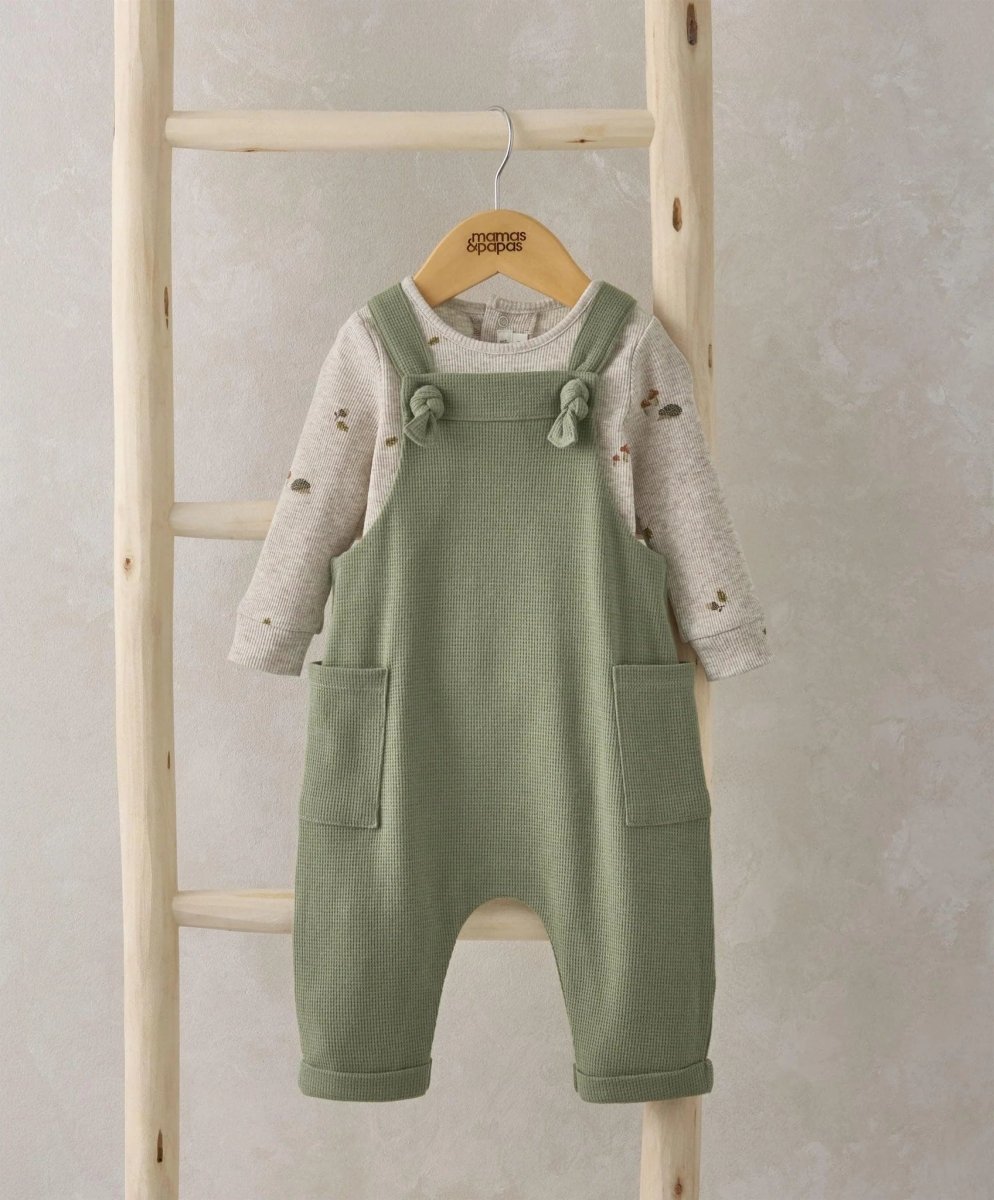 Dungarees & Bodysuit Outfit Set | Set | Mamas & Papas for Mamas & Papas LB - 6hr