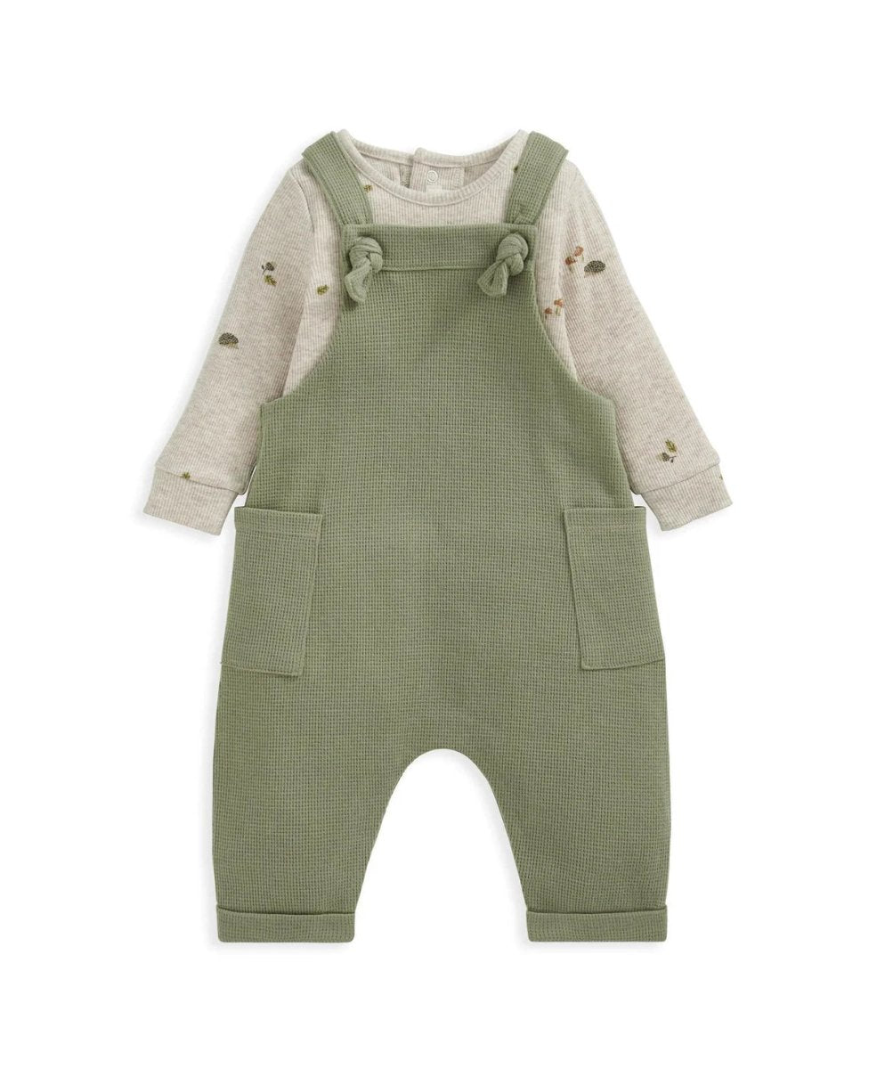 Dungarees & Bodysuit Outfit Set | Set | Mamas & Papas for Mamas & Papas LB - 6hr