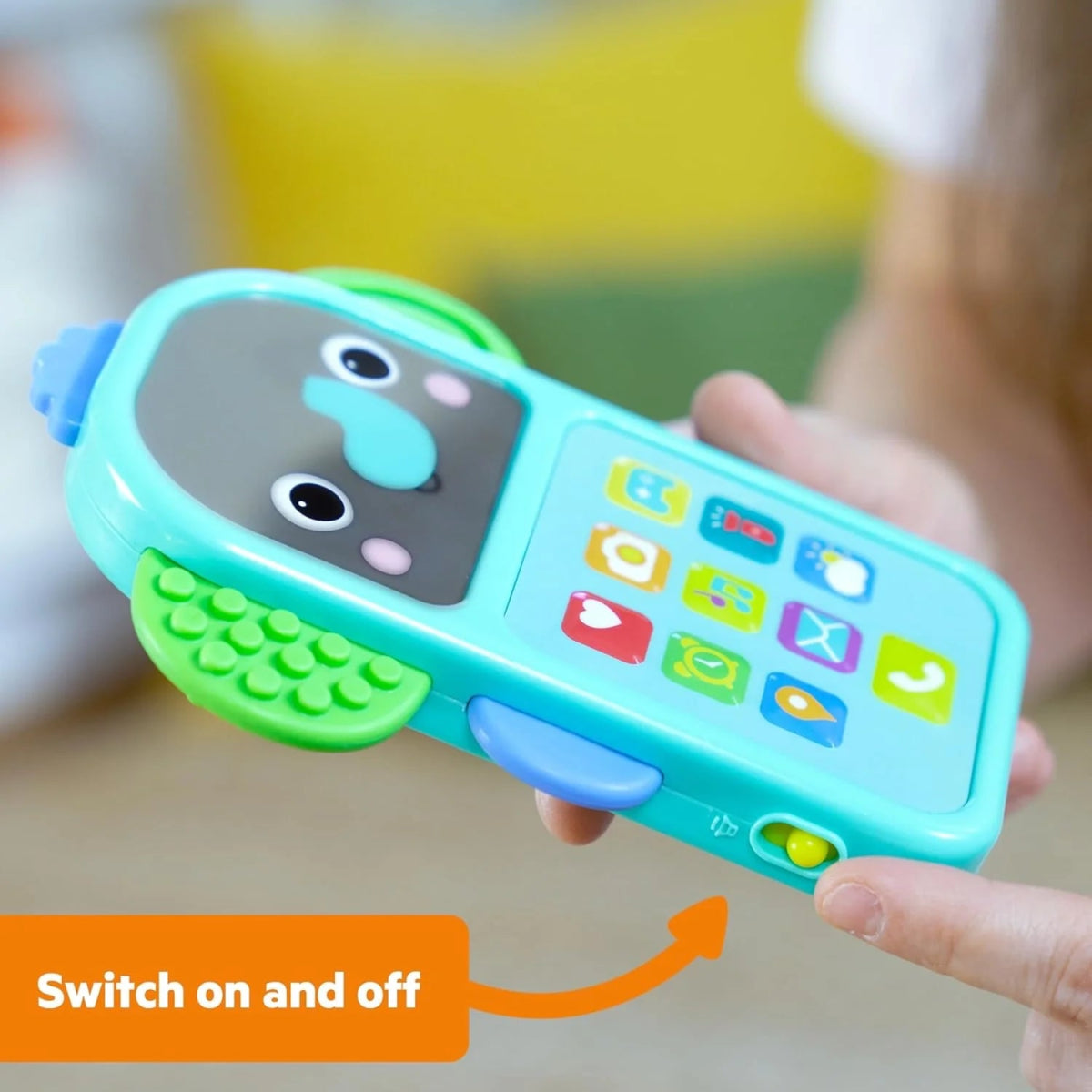 Elephant Baby Phone Toy for Mini - Me Fun with Music and 20+ Sound Effects | Musical Toy | Bright Starts for Mamas & Papas LB - 6hr