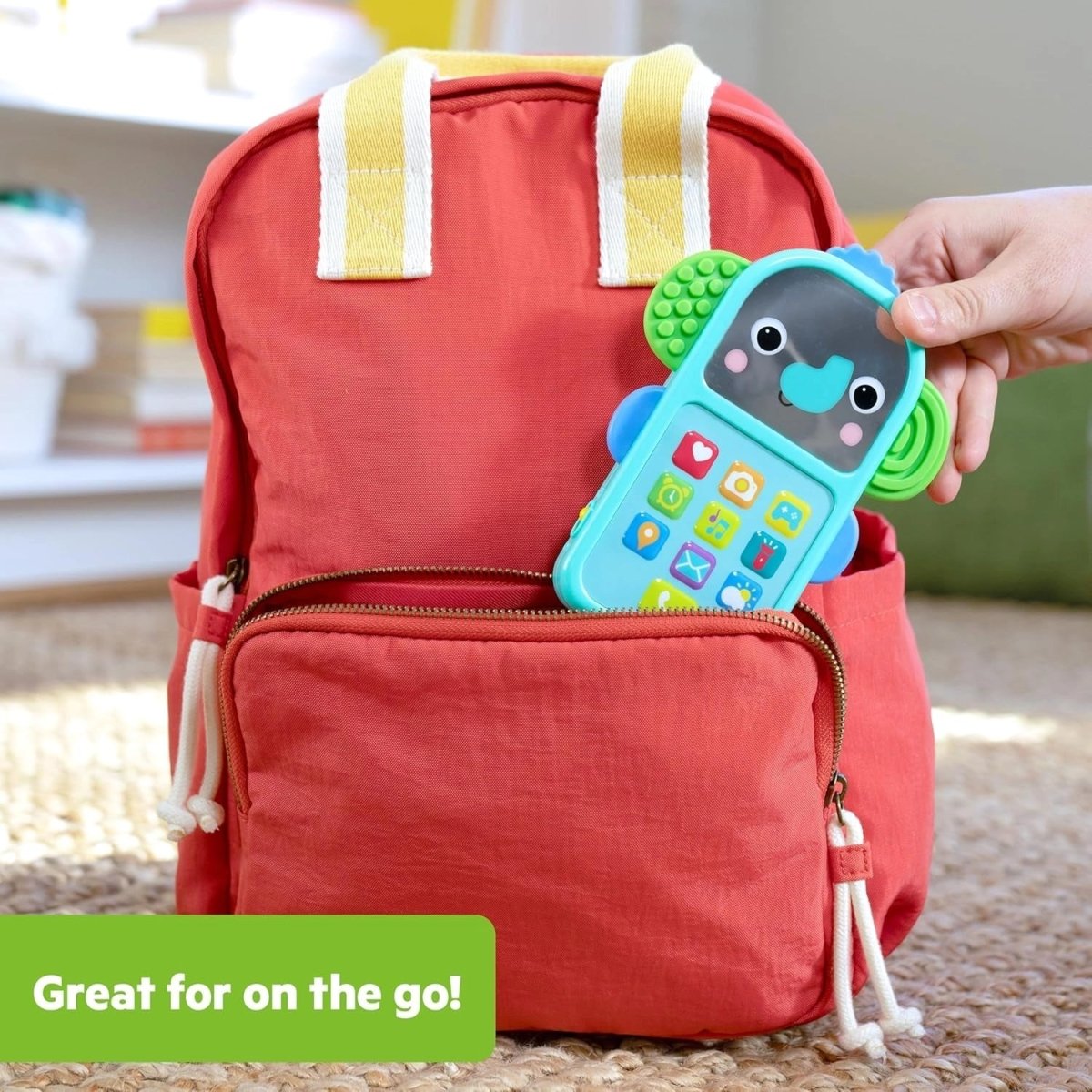 Elephant Baby Phone Toy for Mini - Me Fun with Music and 20+ Sound Effects | Musical Toy | Bright Starts for Mamas & Papas LB - 6hr