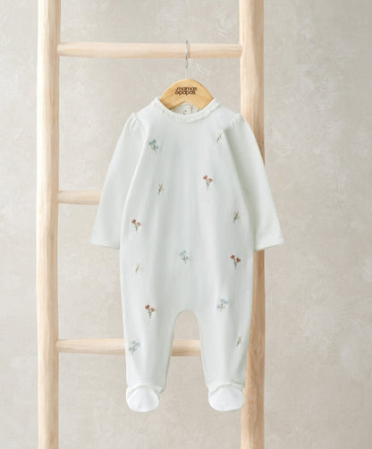 Embroided Flowers All in One | Sleepsuit | Mamas & Papas for Mamas & Papas LB - 6hr