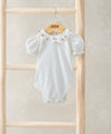 Embroidered Collar Bodysuit | Bodysuit | Mamas & Papas for Mamas & Papas LB - 6hr