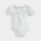 Embroidered Collar Bodysuit | Bodysuit | Mamas & Papas for Mamas & Papas LB - 6hr