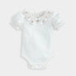 Embroidered Collar Bodysuit | Bodysuit | Mamas & Papas for Mamas & Papas LB - 6hr