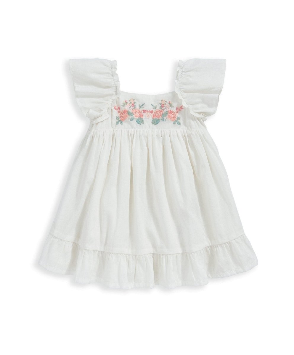 Embroidered Flower Dress | Dress | Mamas & Papas for Mamas & Papas LB - 6hr