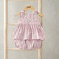 Embroidered Gingham Top & Shorts Set (2 Pieces) | Set | Mamas & Papas for Mamas & Papas LB - 6hr