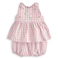 Embroidered Gingham Top & Shorts Set (2 Pieces) | Set | Mamas & Papas for Mamas & Papas LB - 6hr