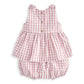 Embroidered Gingham Top & Shorts Set (2 Pieces) | Set | Mamas & Papas for Mamas & Papas LB - 6hr