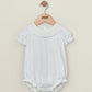 Embroidered Romper - White | Romper | Mamas & Papas for Mamas & Papas LB - 6hr