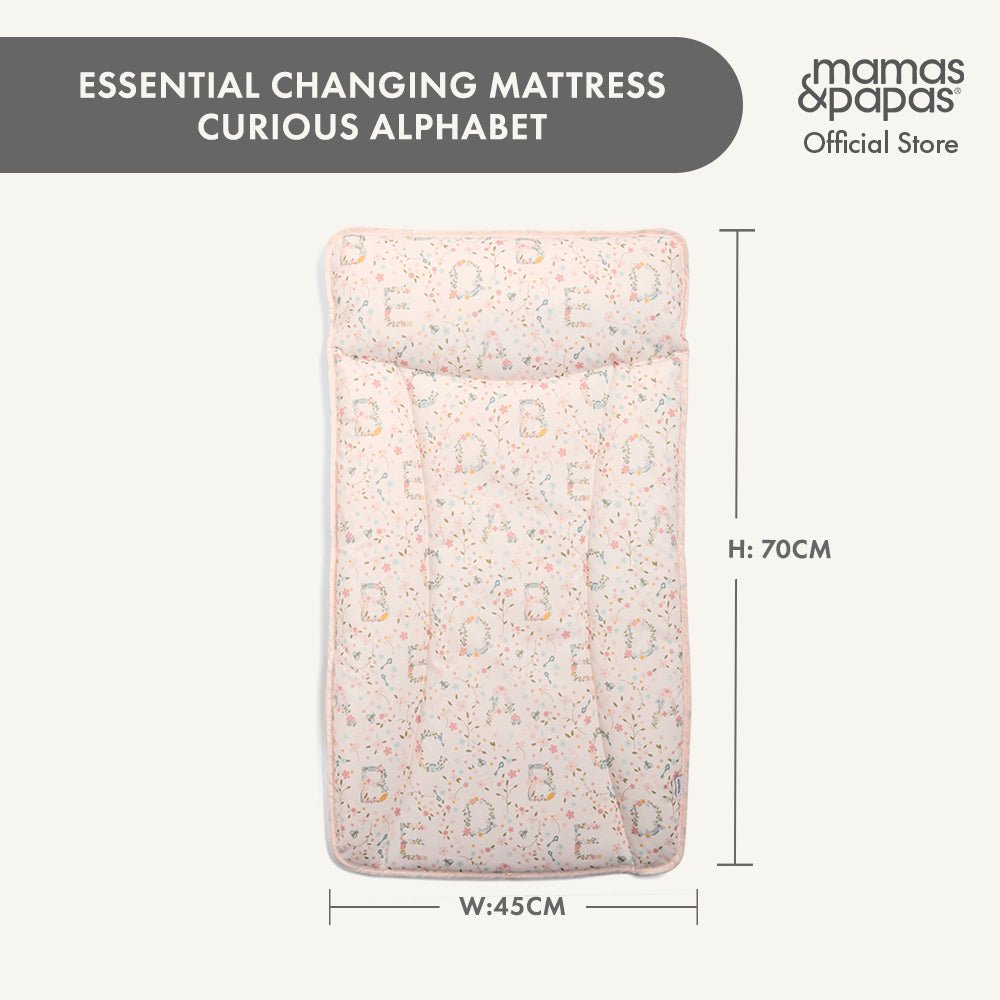 Essentials Changing Mat - Curious Alphabet | Changing Mat | Mamas & Papas for Mamas & Papas LB - 6hr