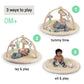 Every Season Plush Lambswool Baby Play Gym - Natural | Gym | Ingenuity for Mamas & Papas LB - Activity & Sensory Toys
