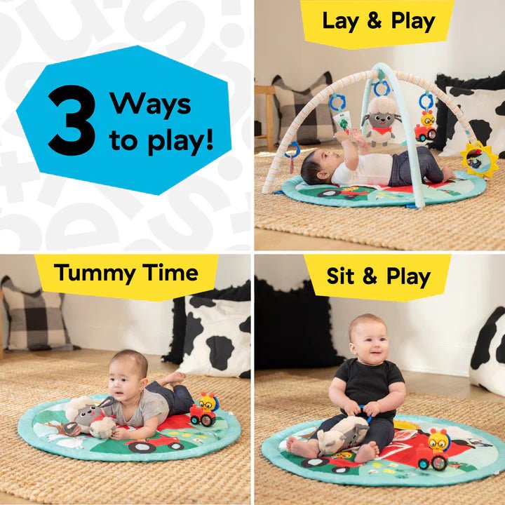 Farm Explorers Happy Harvest Touch & Feel Activity Gym | Gym | Baby Einstein for Mamas & Papas LB - Activity & Sensory Toys