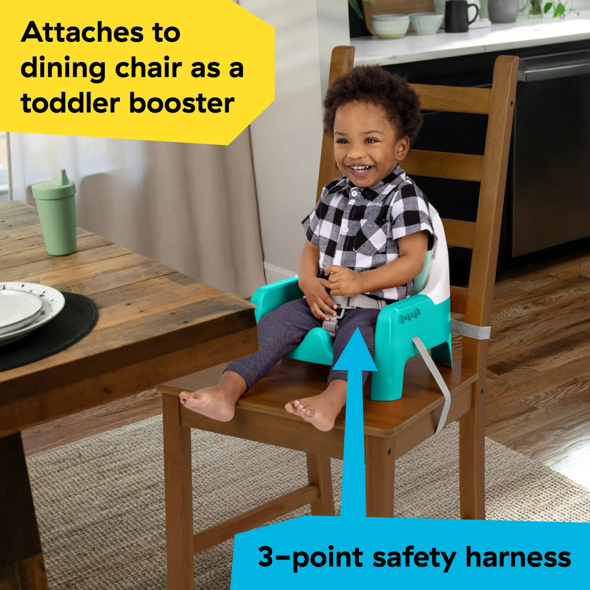 Farm Explorers Snack & Steer Learn - to - Dine Feeding Seat | Booster Seat | Bright Starts for Mamas & Papas LB - Boosters