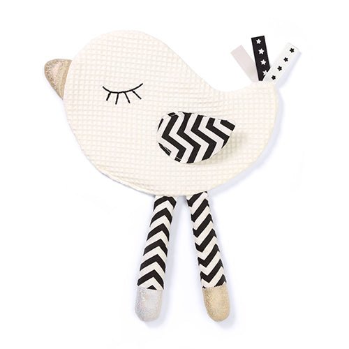Flat Cuddly Toy Little Bird | Plush & Soft Toy | Babyono for Mamas & Papas LB - 6hr