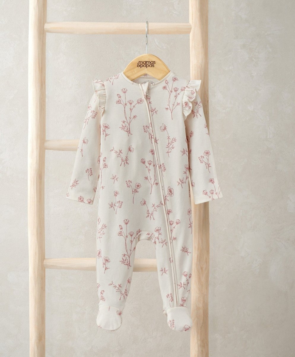 Floral All Over Print All In One | Sleepsuit | Mamas & Papas for Mamas & Papas LB - 6hr