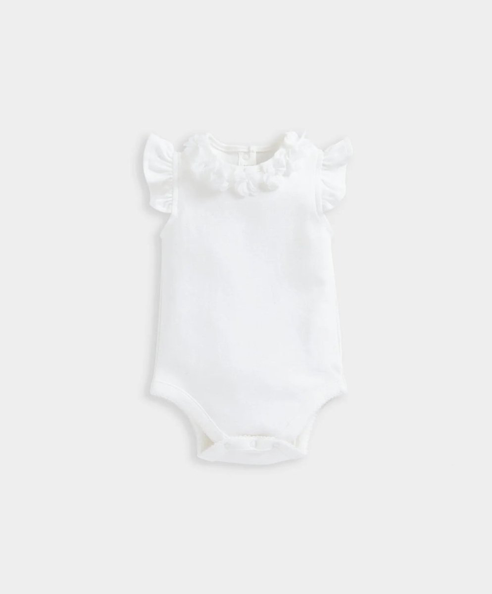 Floral Collar Bodysuit | Sleepsuit | Mamas & Papas for Mamas & Papas LB - 6hr
