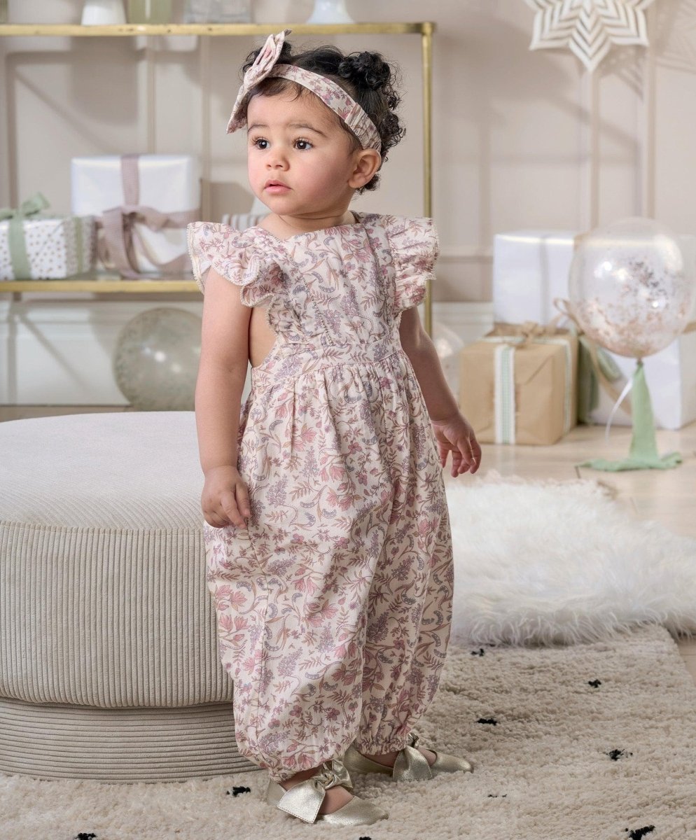 Floral Dungarees | Dungaree | Mamas & Papas for Mamas & Papas LB - 6hr