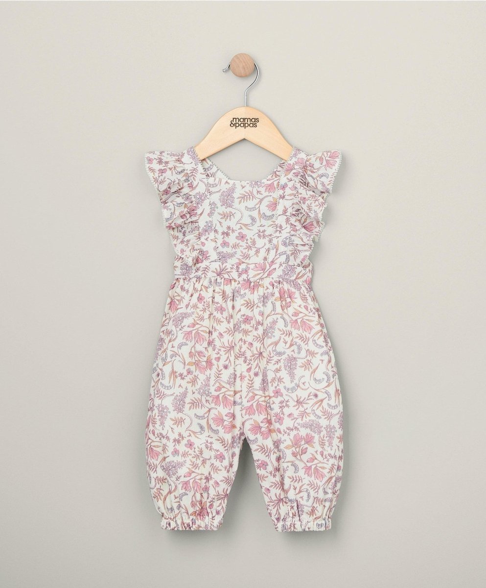 Floral Dungarees | Dungaree | Mamas & Papas for Mamas & Papas LB - 6hr