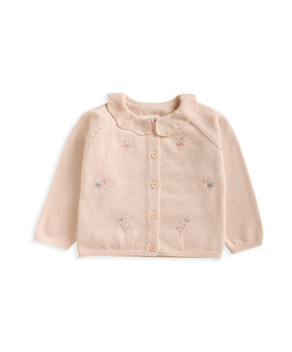 Floral Embroidered Knit 2 Piece | Set | Mamas & Papas for Mamas & Papas LB - 6hr