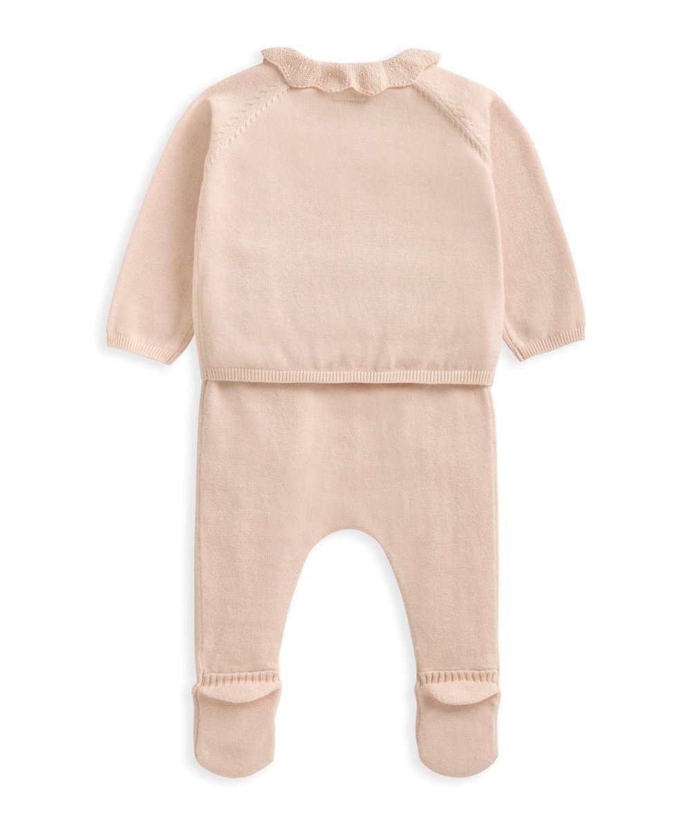 Floral Embroidered Knit 2 Piece | Set | Mamas & Papas for Mamas & Papas LB - 6hr