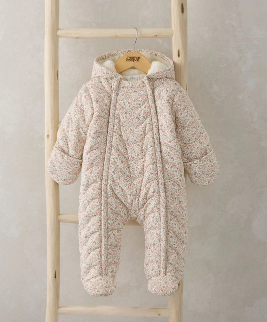 Floral Quilted Pramsuit | Pramsuit | Mamas & Papas for Mamas & Papas LB - 6hr