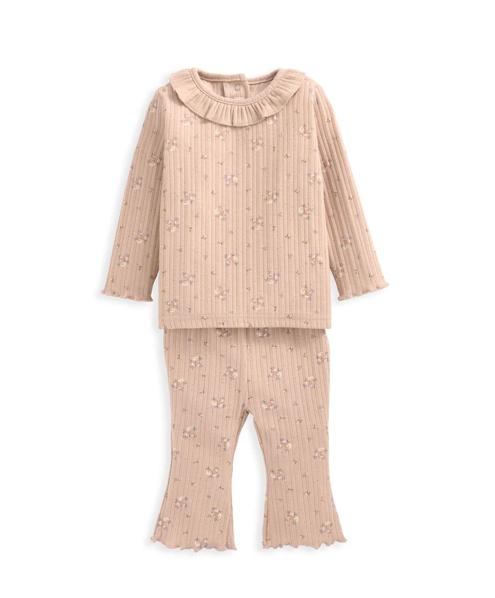 Floral Top & Leggings Outfit Set | Set | Mamas & Papas for Mamas & Papas LB - 6hr