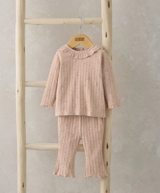 Floral Top & Leggings Outfit Set | Set | Mamas & Papas for Mamas & Papas LB - 6hr