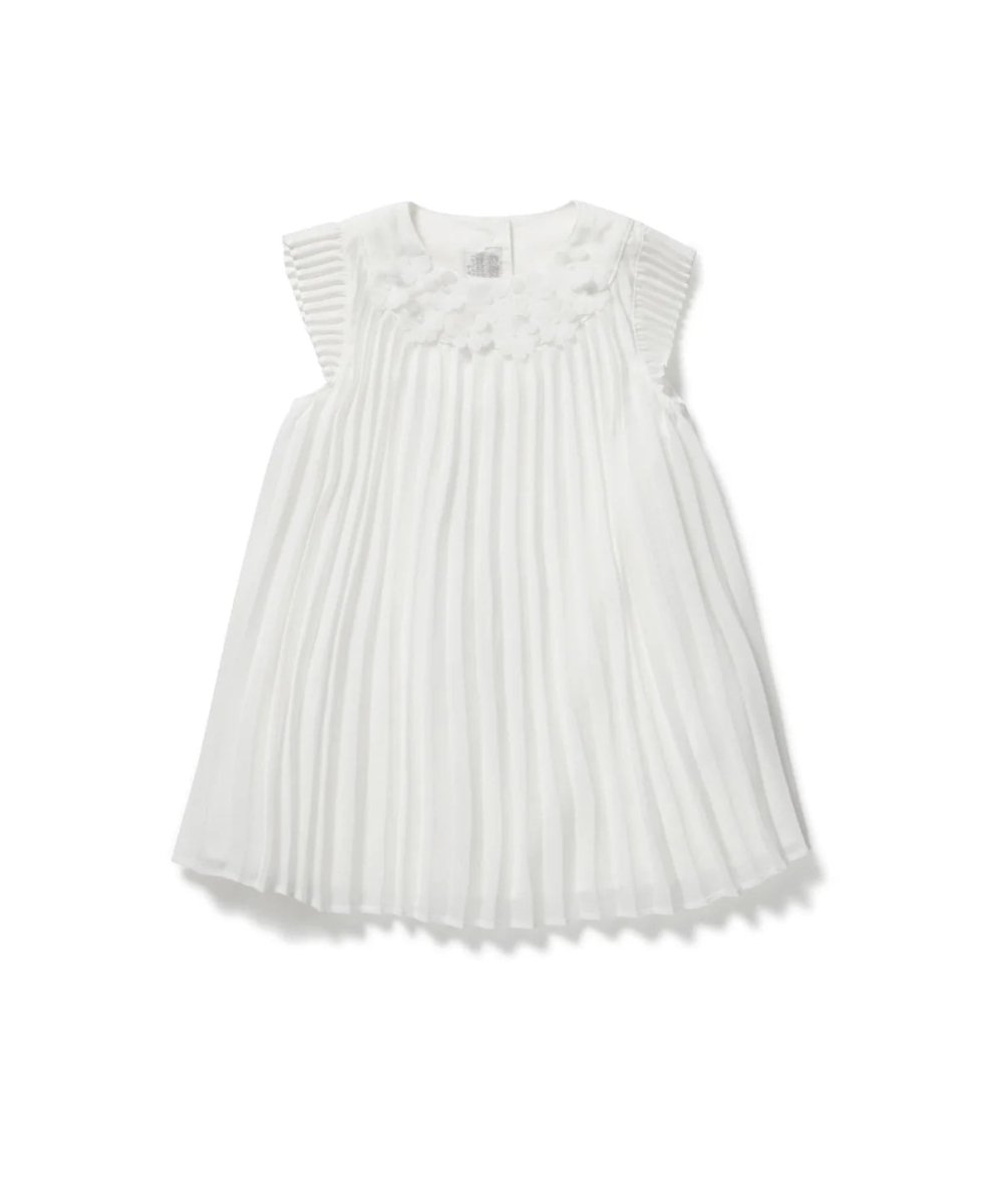 Flower Applique Pleat Dress | Dress | Mamas & Papas for Mamas & Papas LB - 6hr