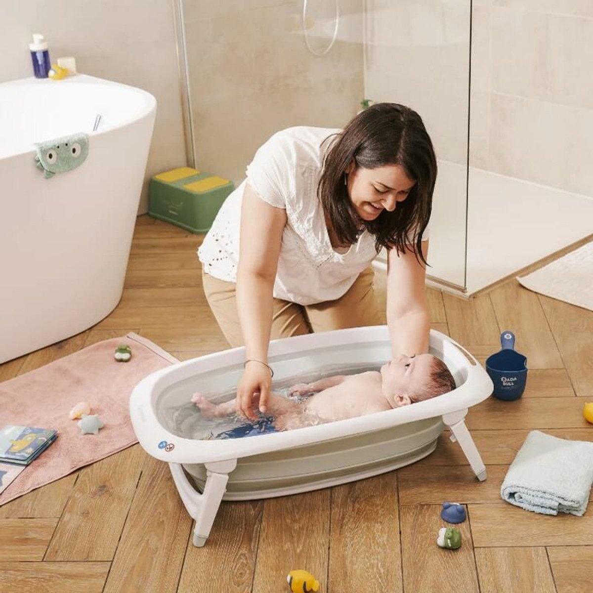 Foldable Baby Bathtub | Bathtub | Badabulle for Mamas & Papas LB - Bath Tubs