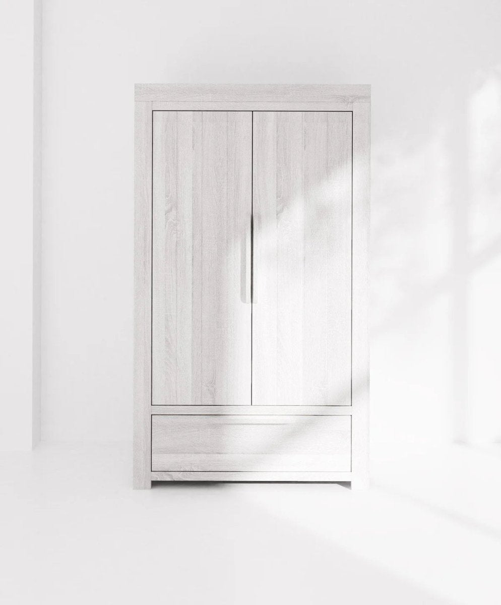 Franklin Nursery Wardrobe - White Wash | Wardrobe | Mamas & Papas for Mamas & Papas LB - Furniture & Nursery