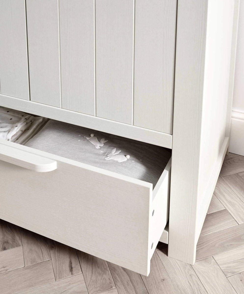 Franklin Nursery Wardrobe - White Wash | Wardrobe | Mamas & Papas for Mamas & Papas LB - Furniture & Nursery
