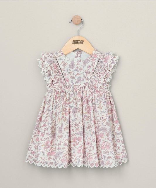 Frill Floral Print Dress | Dress | Mamas & Papas for Mamas & Papas LB - 6hr