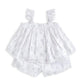 Frill Sleeve Top & Shorts Set (2 Pieces) - Lavender Print | Set | Mamas & Papas for Mamas & Papas LB - 6hr