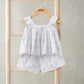 Frill Sleeve Top & Shorts Set (2 Pieces) - Lavender Print | Set | Mamas & Papas for Mamas & Papas LB - 6hr
